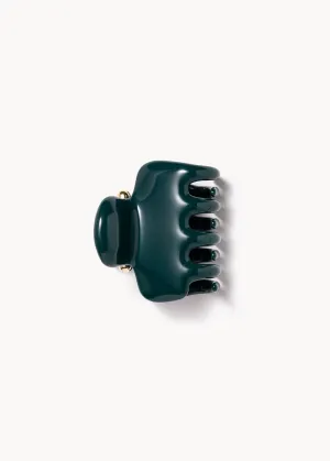 Undo Hairware No. 2 Claw Clip in Deep Green