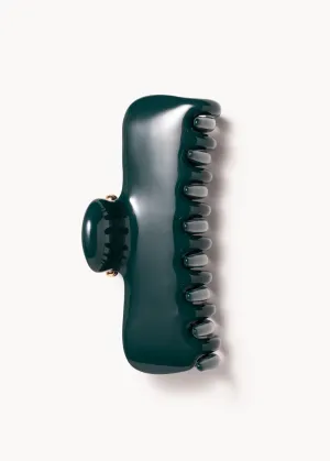 Undo Hairware No. 4 Claw Clip in Deep Green