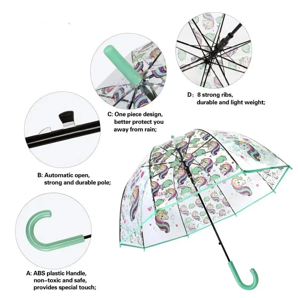 Unicorn Transparent Umbrella