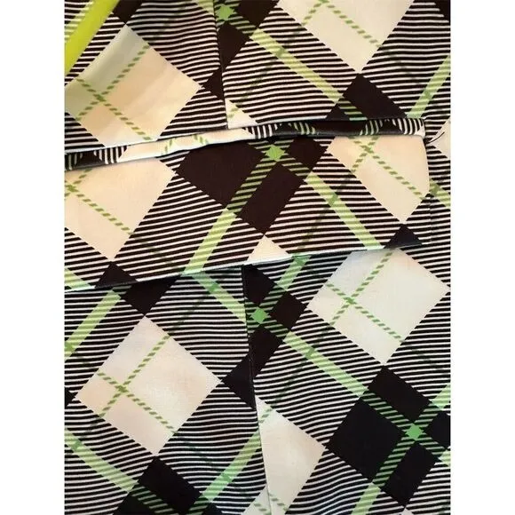 Unique Vintage Beetle Juice Blazer 4X Black/White Plaid Plus Size Women's Jacket