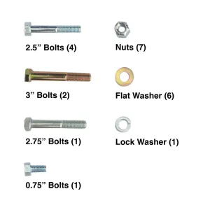 Upgraded Corrosion Resistant Hardware Kit