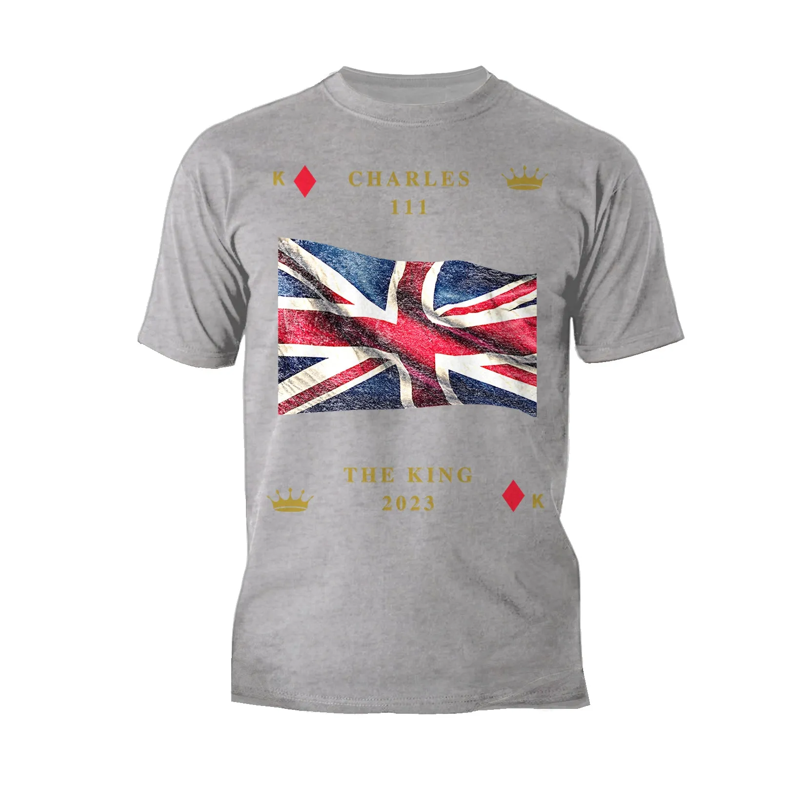 Urban Attitude Kings Coronation 2023 Great Britain Flag Men's T-shirt