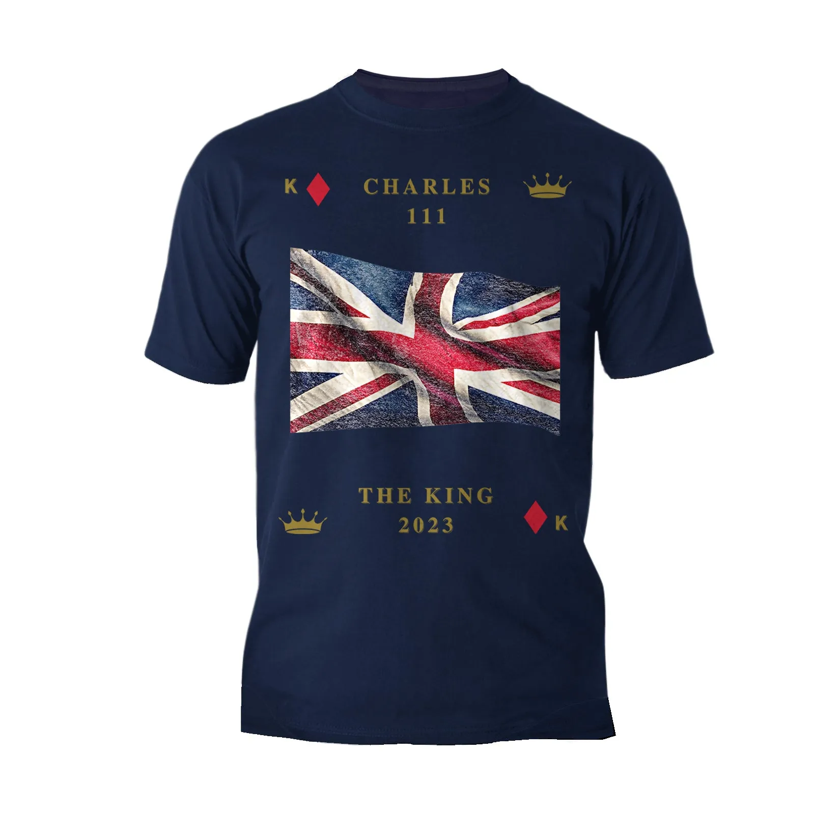 Urban Attitude Kings Coronation 2023 Great Britain Flag Men's T-shirt
