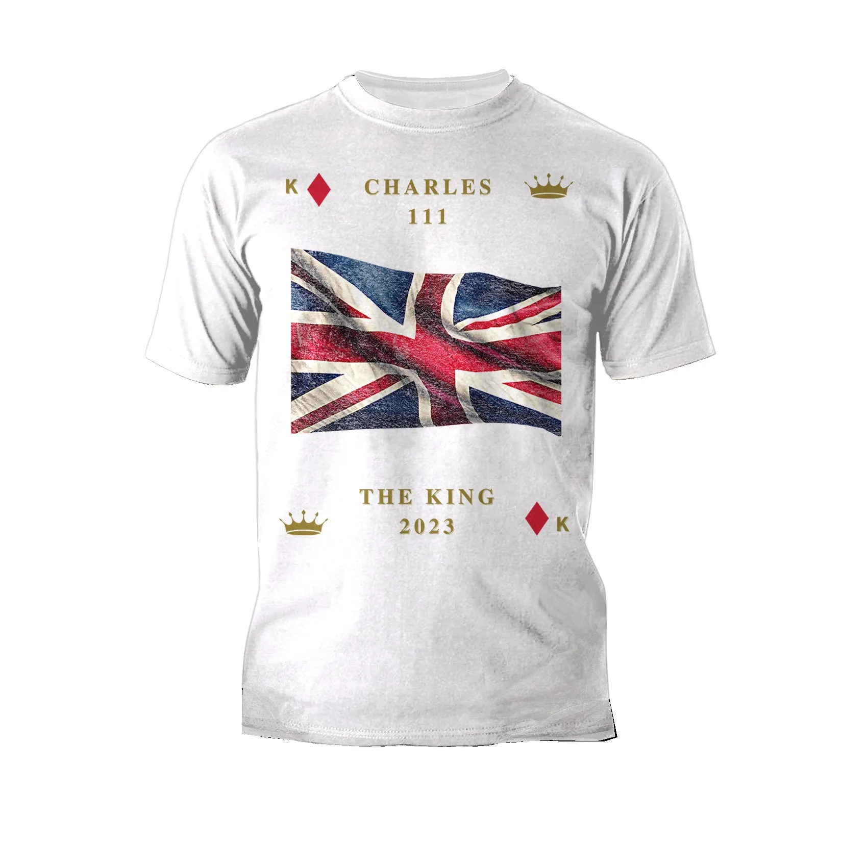 Urban Attitude Kings Coronation 2023 Great Britain Flag Men's T-shirt