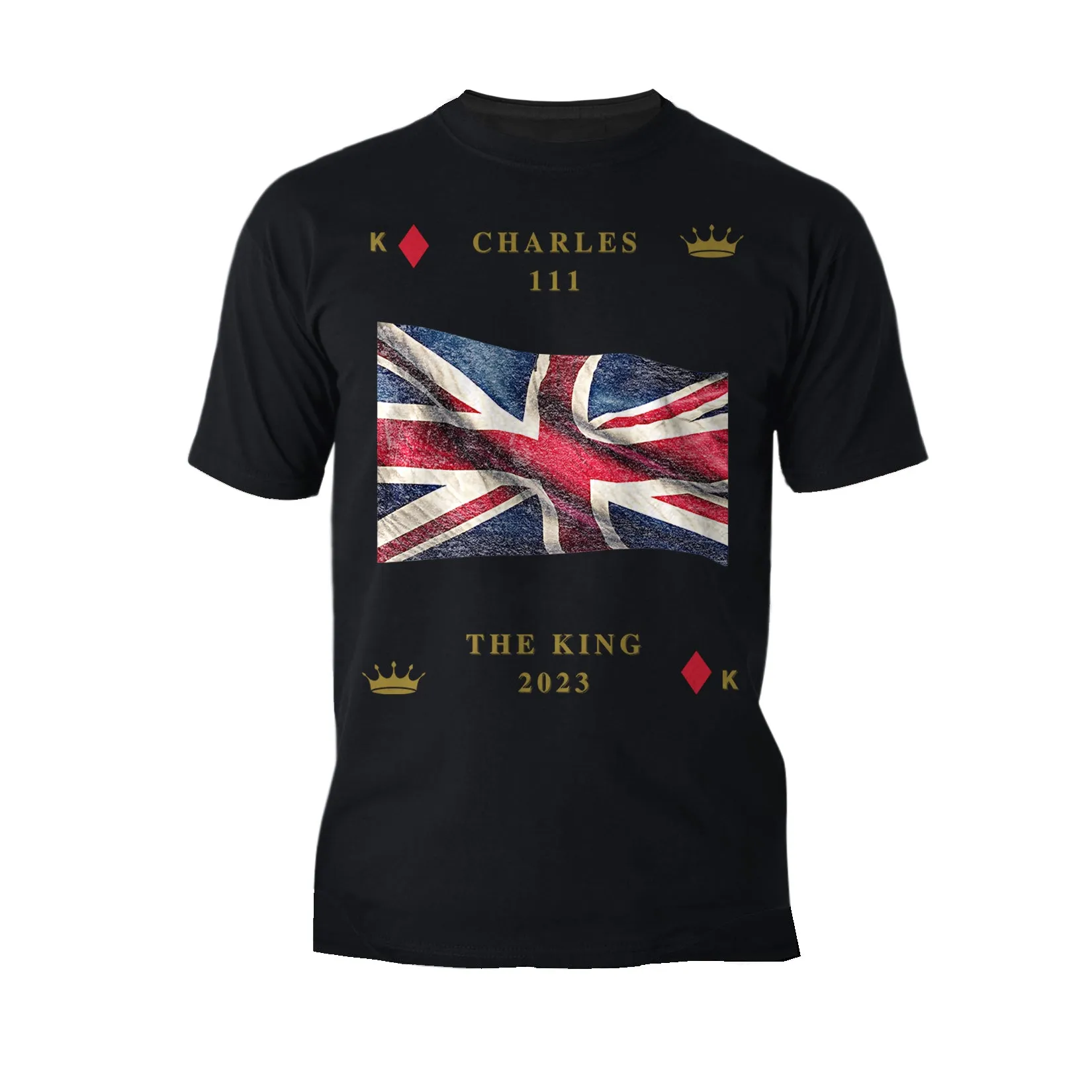 Urban Attitude Kings Coronation 2023 Great Britain Flag Men's T-shirt