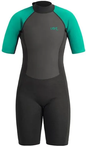 Urban Beach Ladies Sailfin Short Wetsuit Aqua