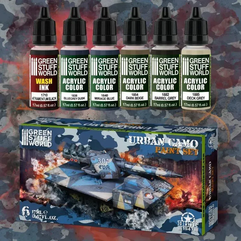 Urban Camo Paint Set