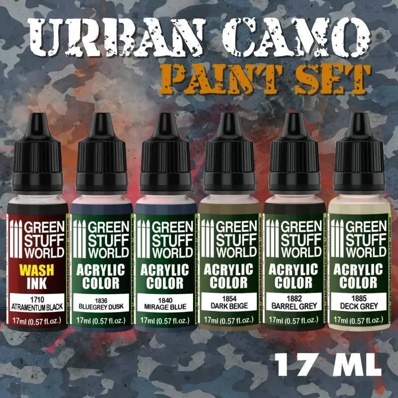 Urban Camo Paint Set
