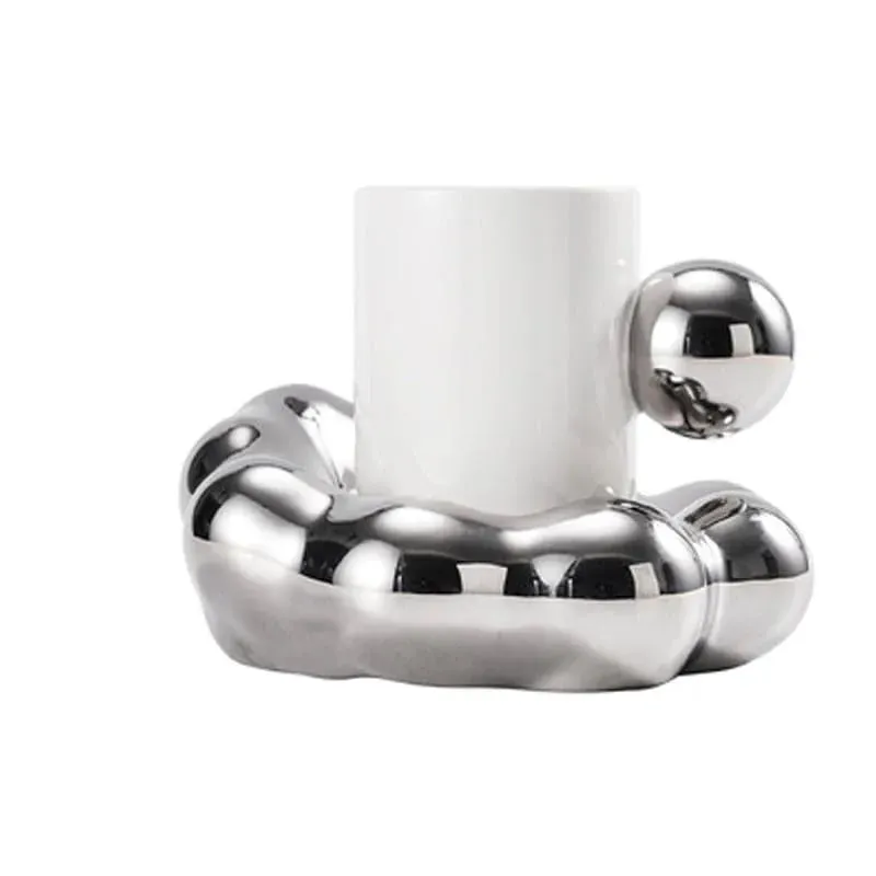 Urban Life Coffee Mug with Saucer