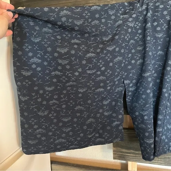 Urban Renewal short blue kimono