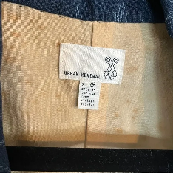 Urban Renewal short blue kimono