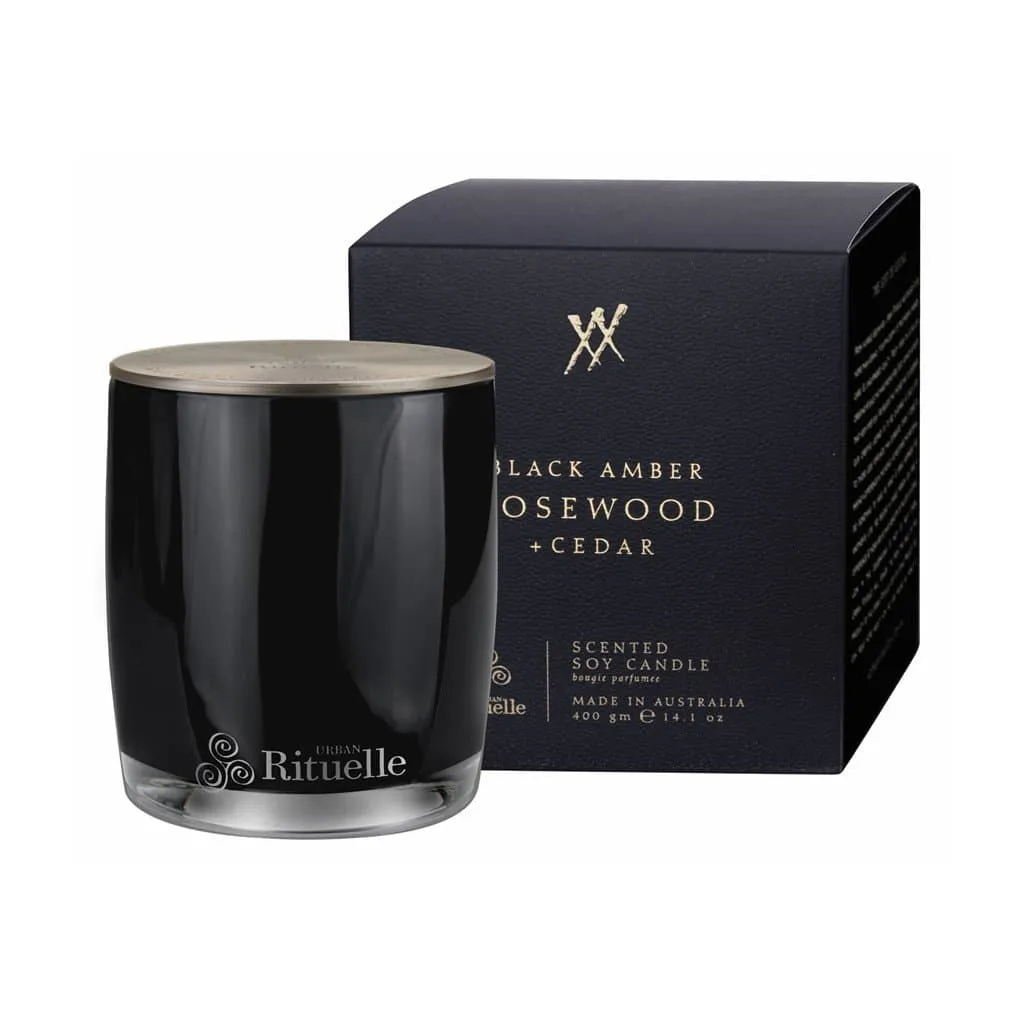 Urban Rituelle - Alchemy - Candle 400g - Black Amber, Rosewood & Cedar