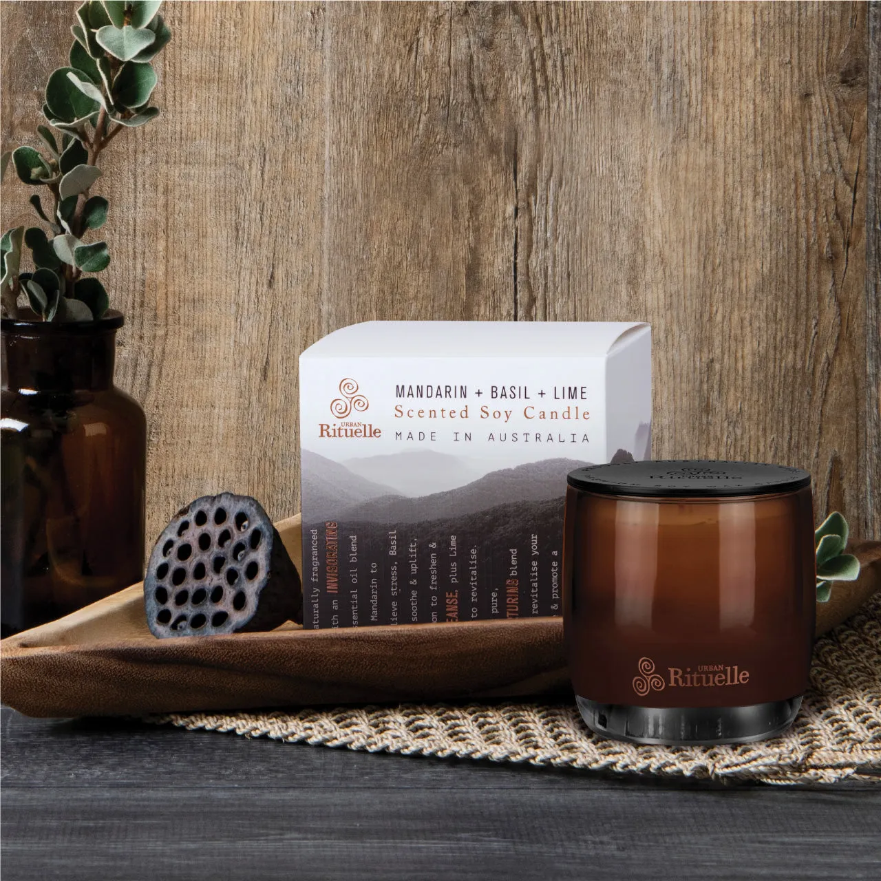 Urban Rituelle Equilibrium Mandarin, Basil & Lime Signature Gift Set