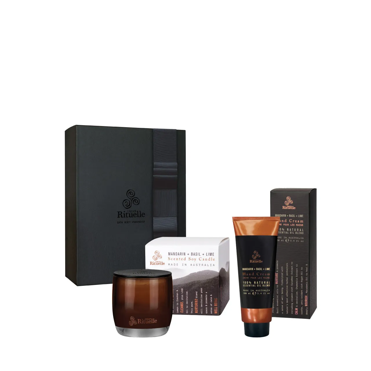 Urban Rituelle Equilibrium Mandarin, Basil & Lime Signature Gift Set