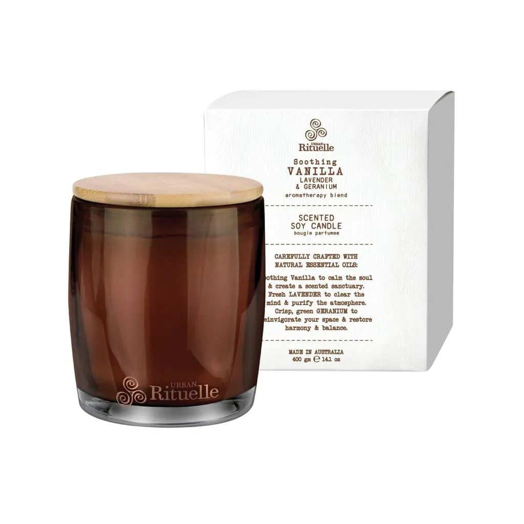 Urban Rituelle - Flourish - Scented Soy Candle 400g - Vanilla Blend