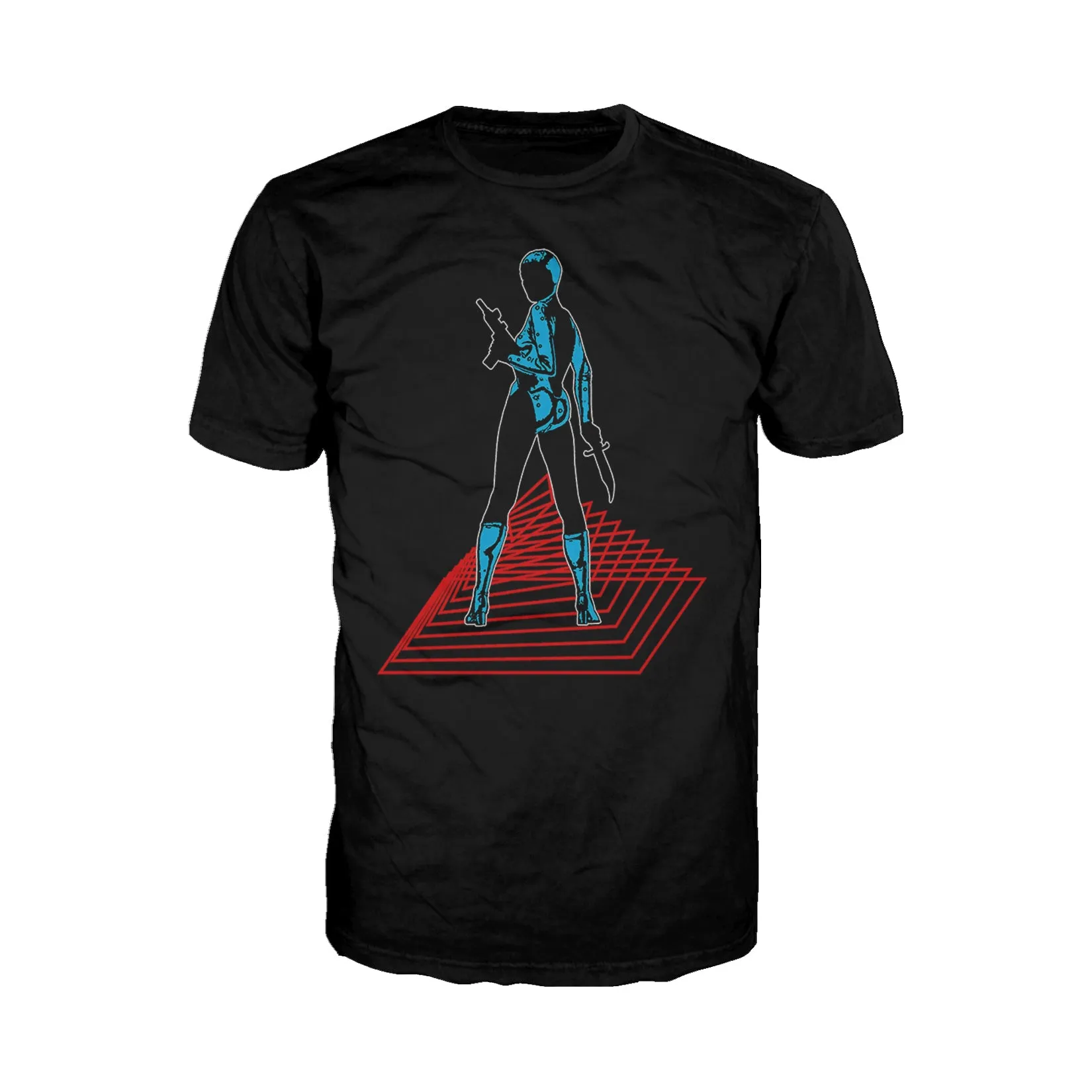 US Brand X Future Retro Cleo Pose Official Men's T-shirt (Black)