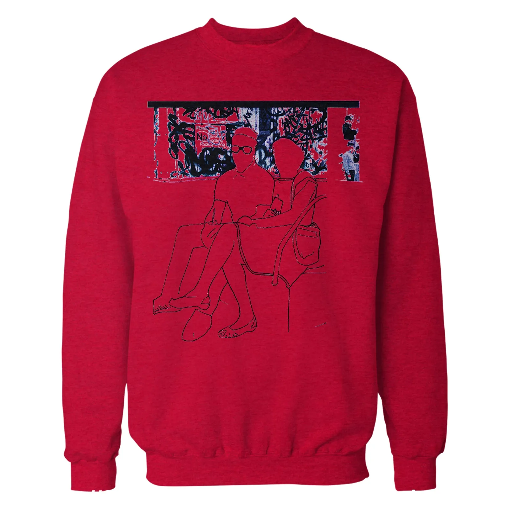 US Brand X Old's Kool Ghetto Love Official Sweatshirt (Red)