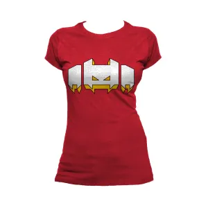 US Brand X Sci Funk Hungry Invader Official Women's T-Shirt (Red)