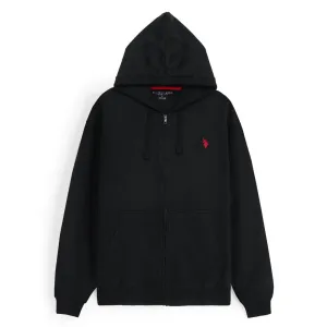 USPA Black Zipper Hoodie