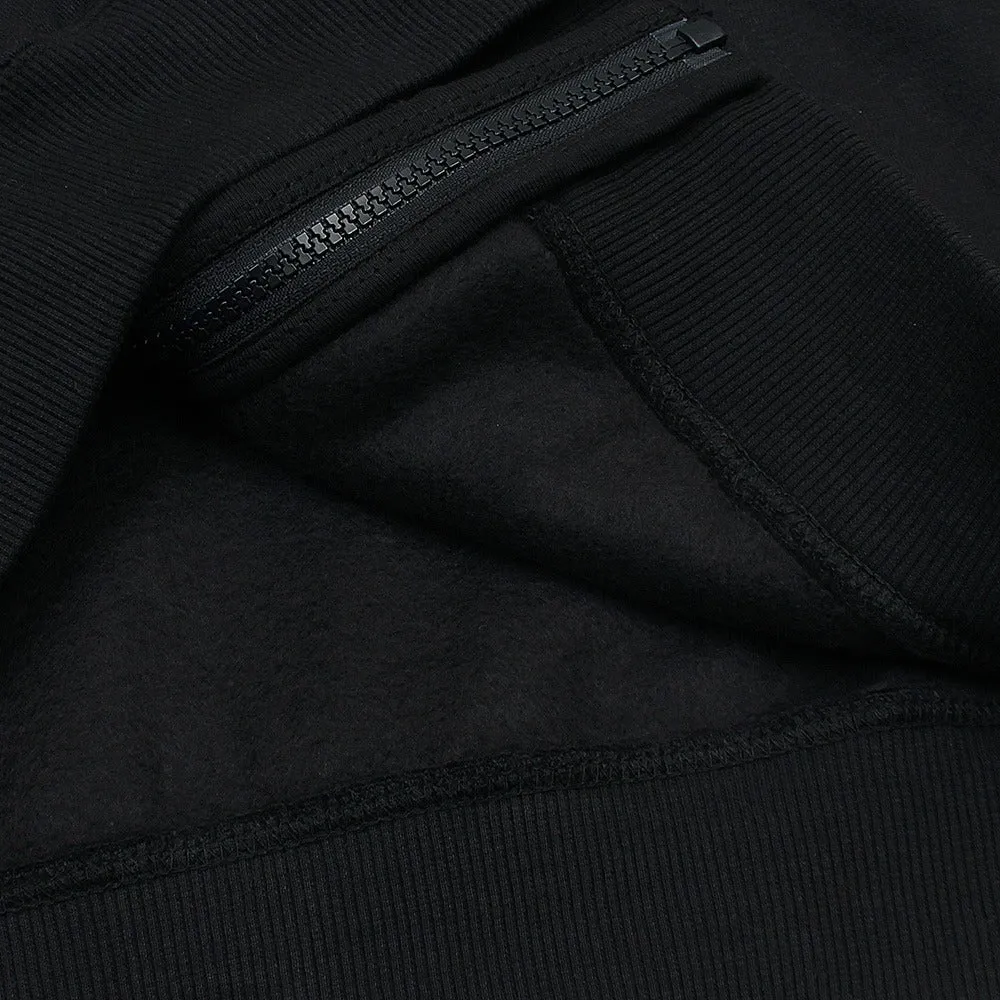 USPA Black Zipper Hoodie