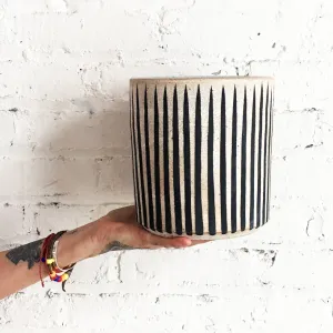 Vessel Wide: Stripes Black