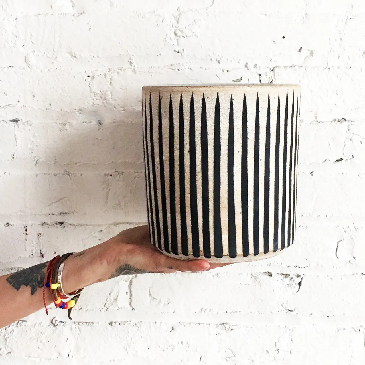 Vessel Wide: Stripes Black