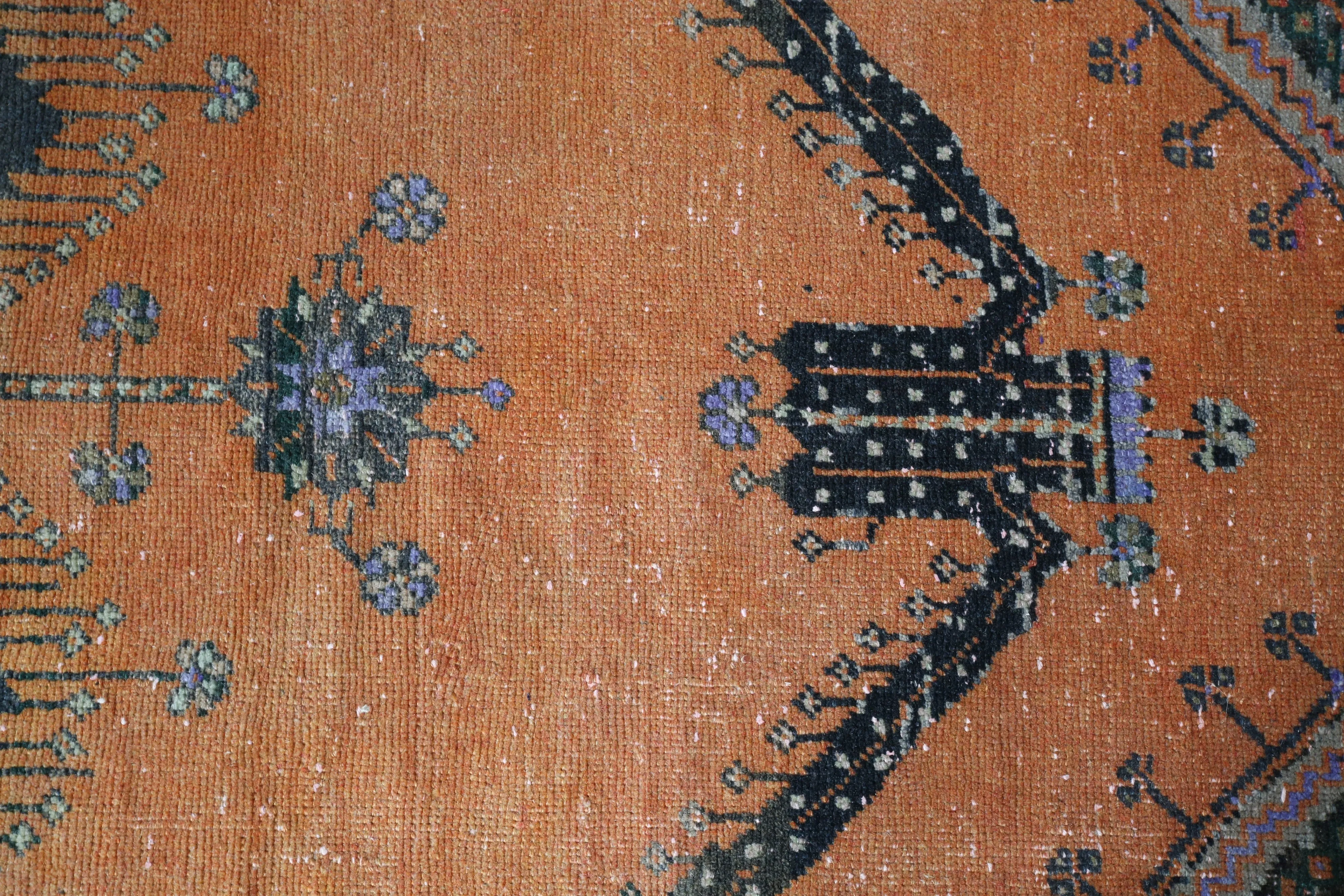 Vintage Anatolian Rug 3.9ftx6.6ft