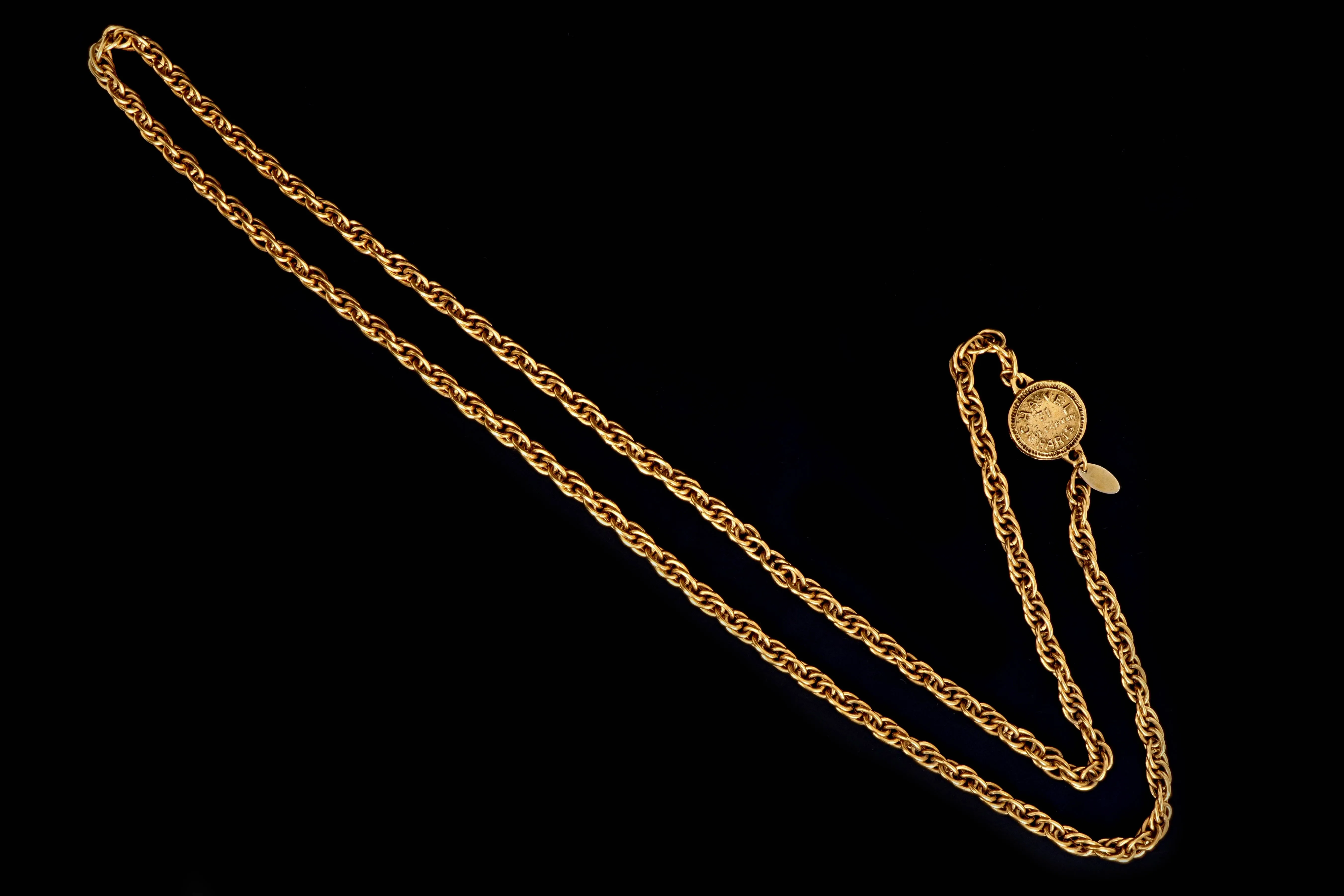 Vintage Chanel Rue Cambon Paris Chain Necklace