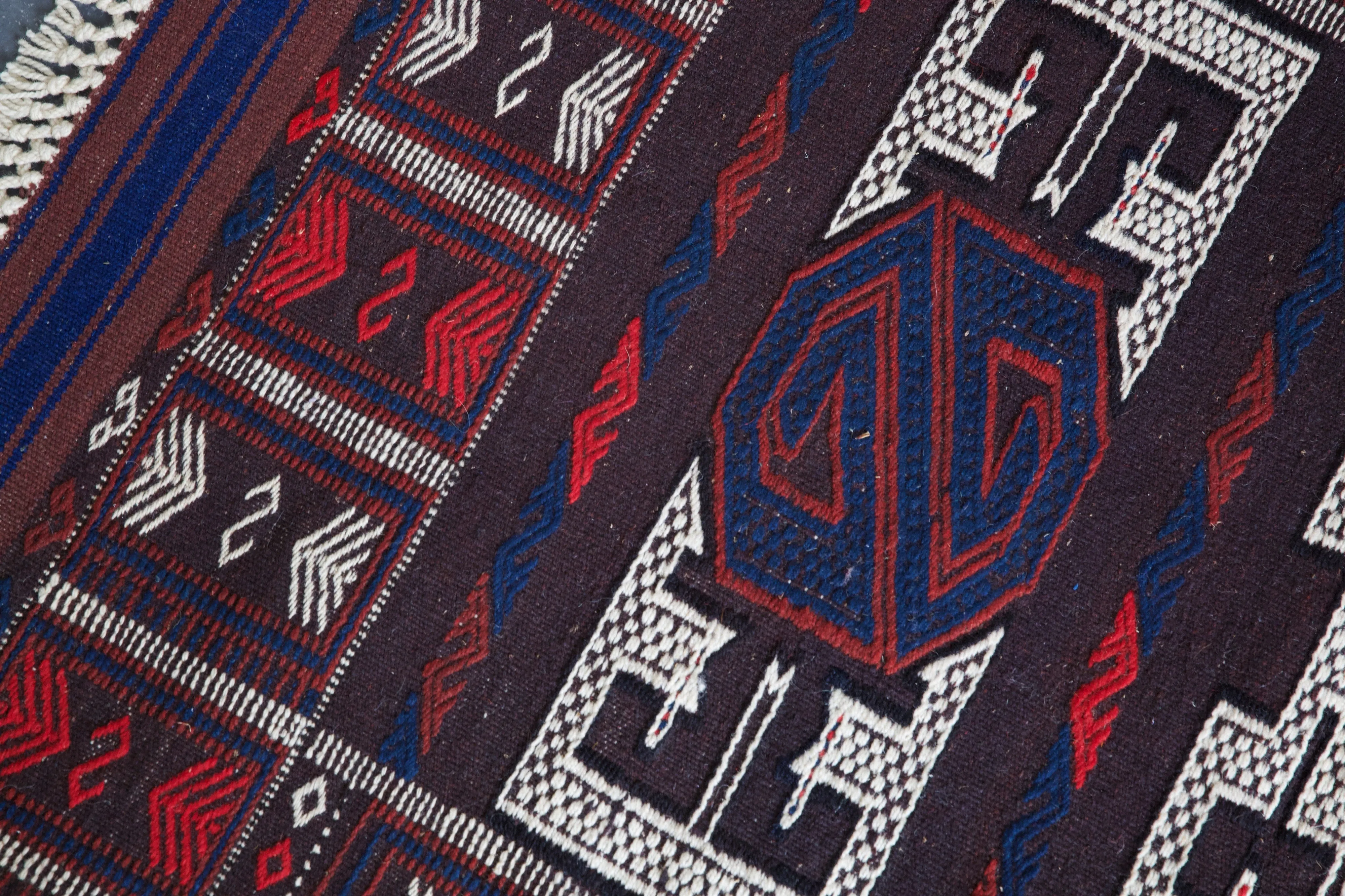 Vintage Mini Turkish Kilim Rug