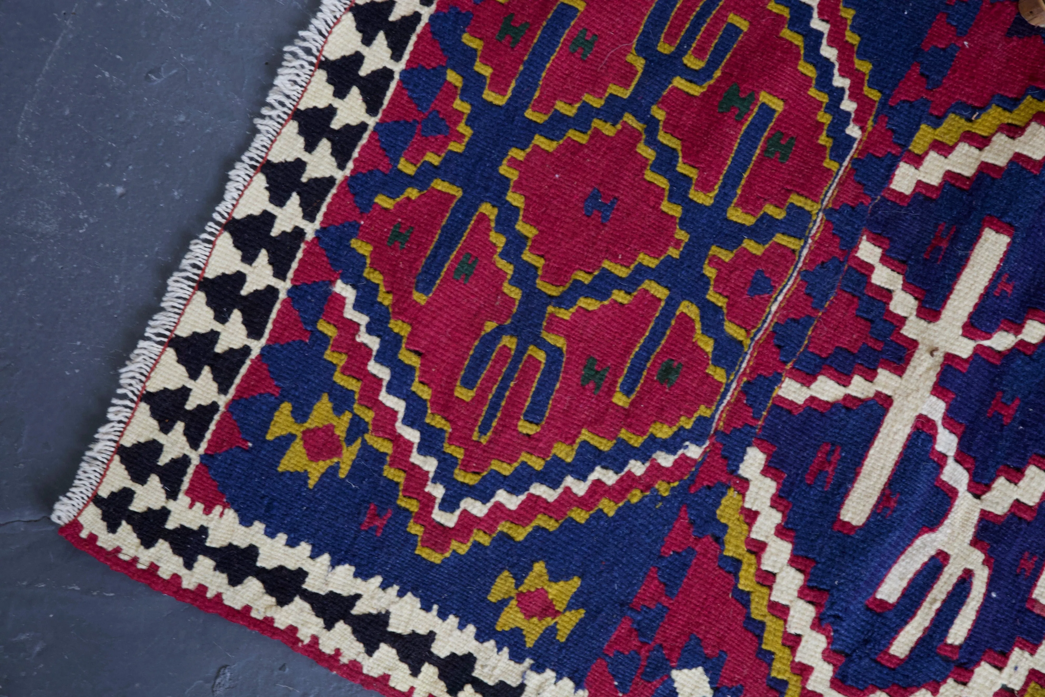 Vintage Mini Turkish Kilim Rug