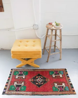 Vintage Mini Turkish Rug