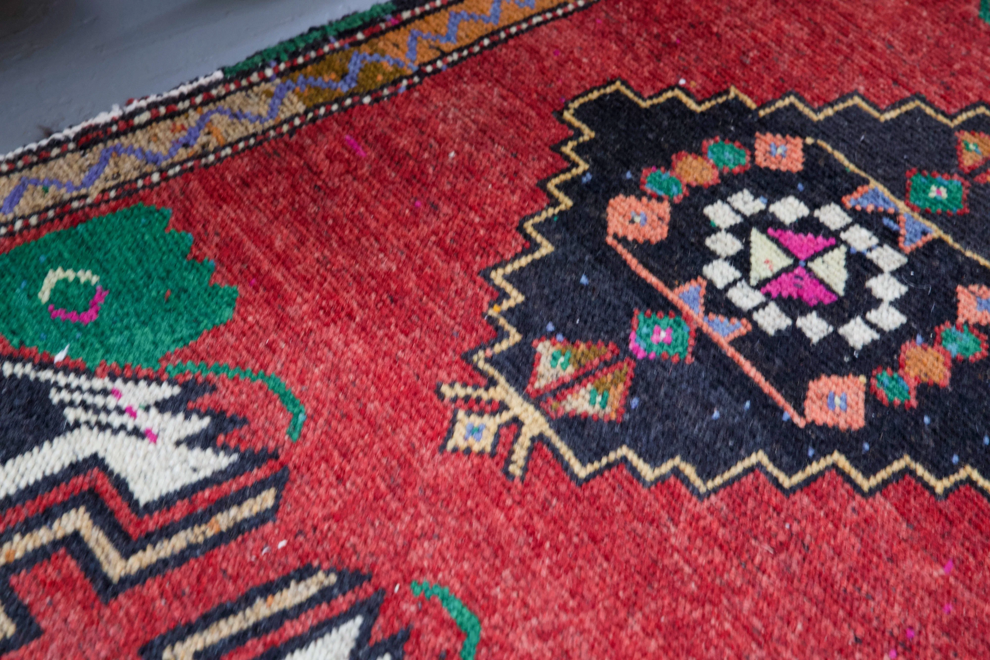 Vintage Mini Turkish Rug