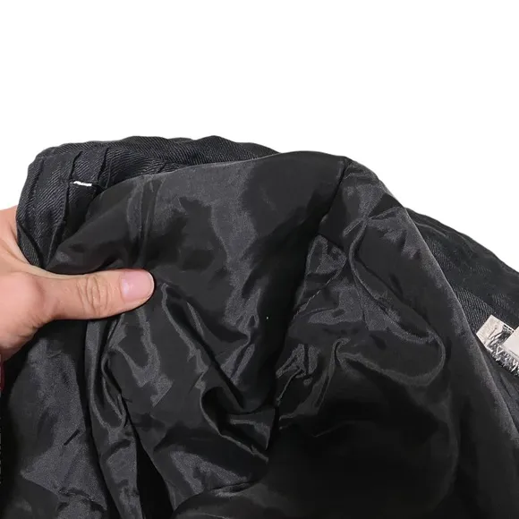 Vintage Tamotsu New York Textured Black Jacket