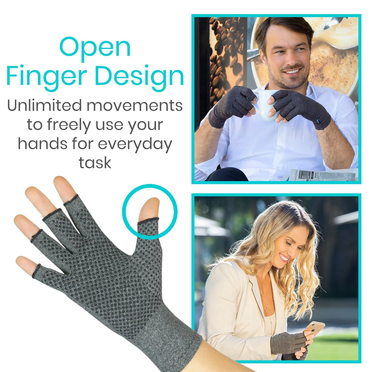 Vive Arthritis Gloves with Grips