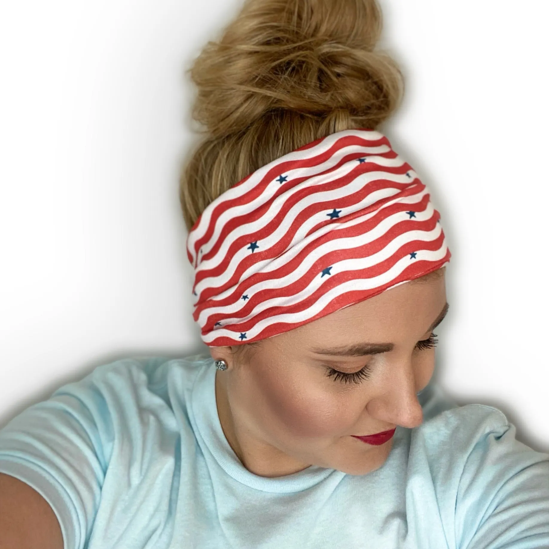 Wavy Stripes WIDE Headband