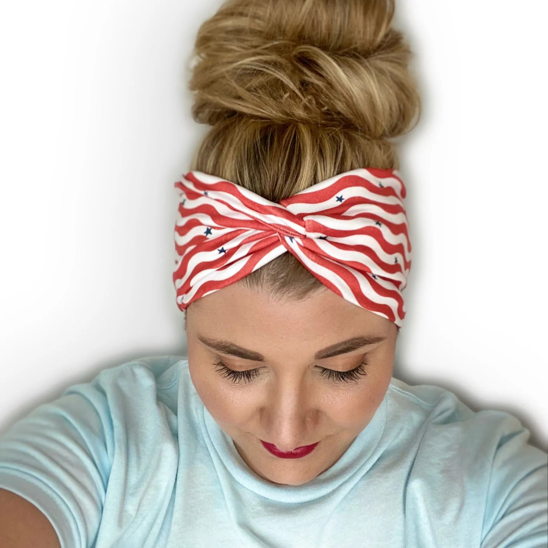 Wavy Stripes WIDE Headband