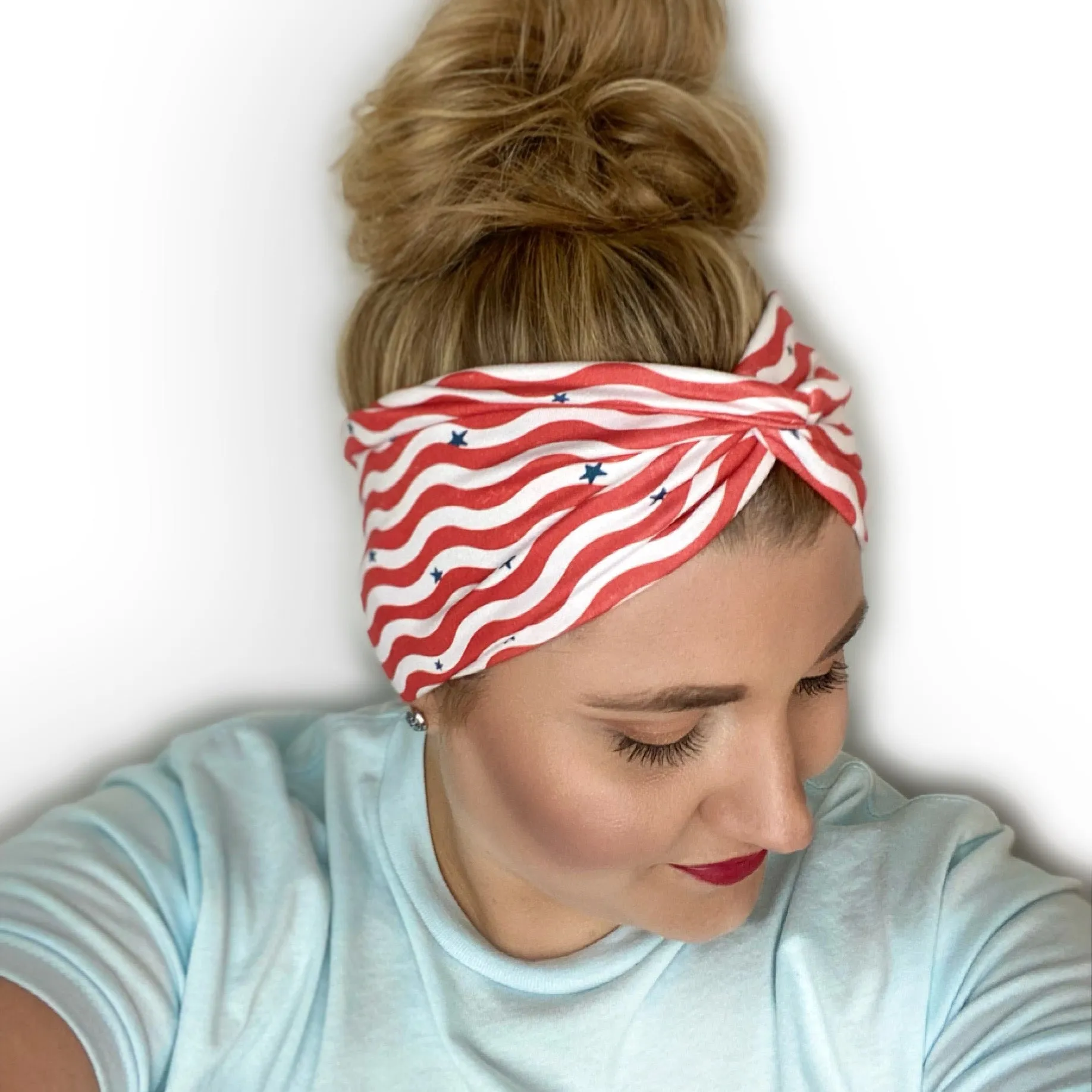 Wavy Stripes WIDE Headband