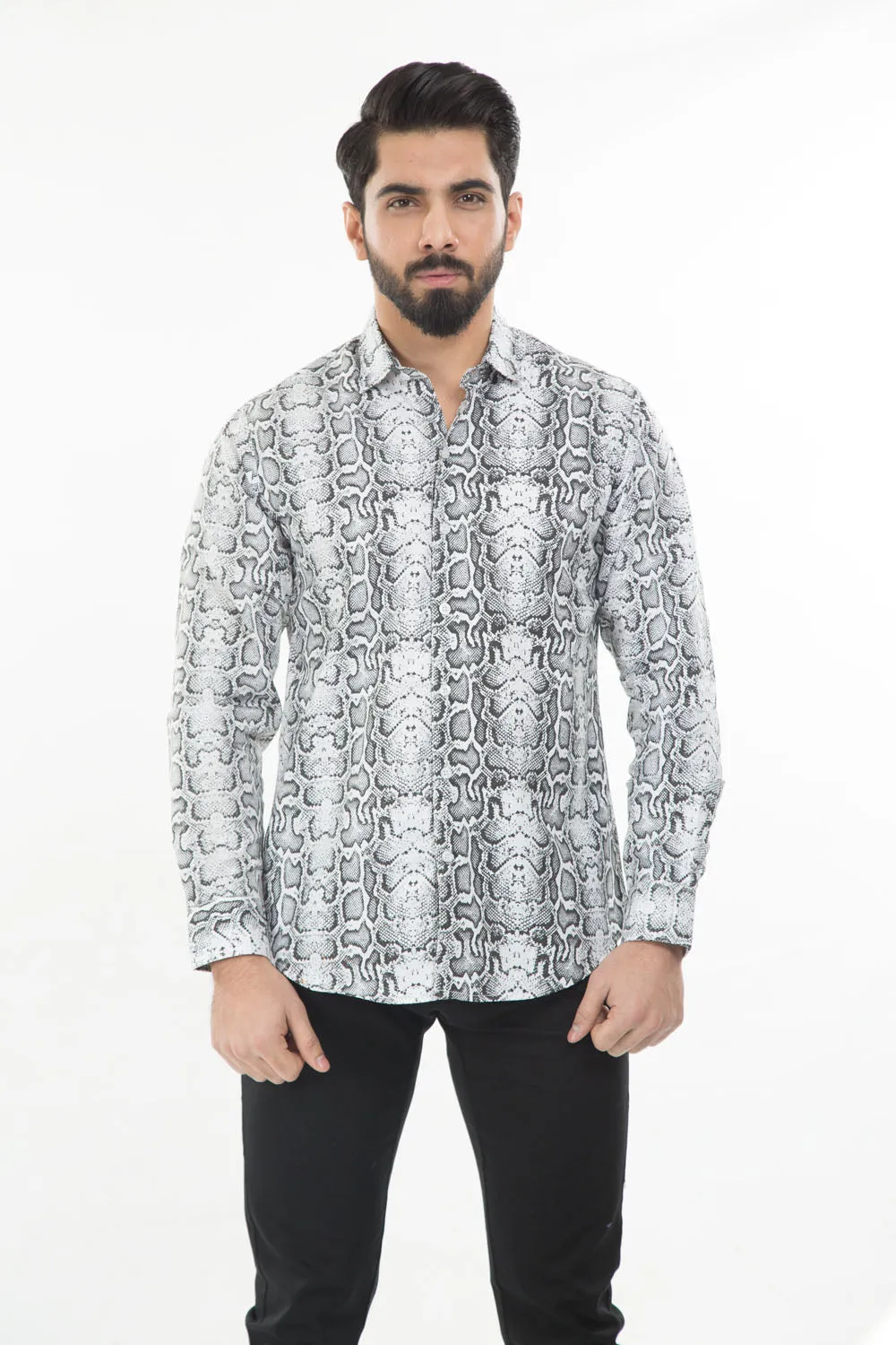 White Casual Shirt FS Regular Fit