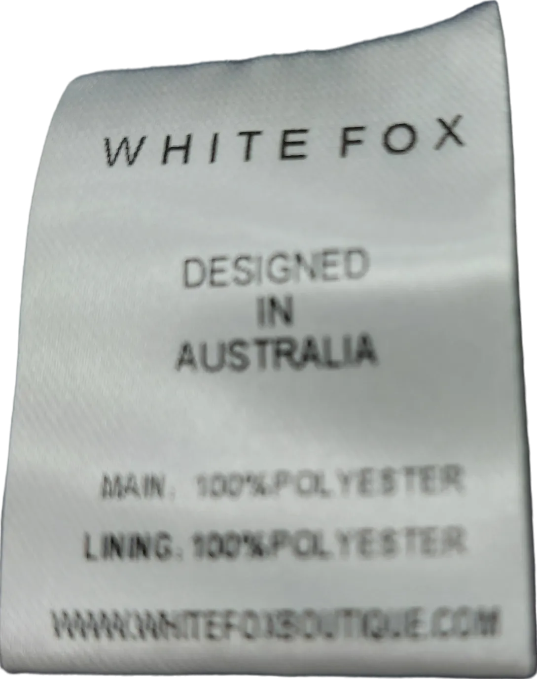 White Fox Blue Checked Bustier Top UK S