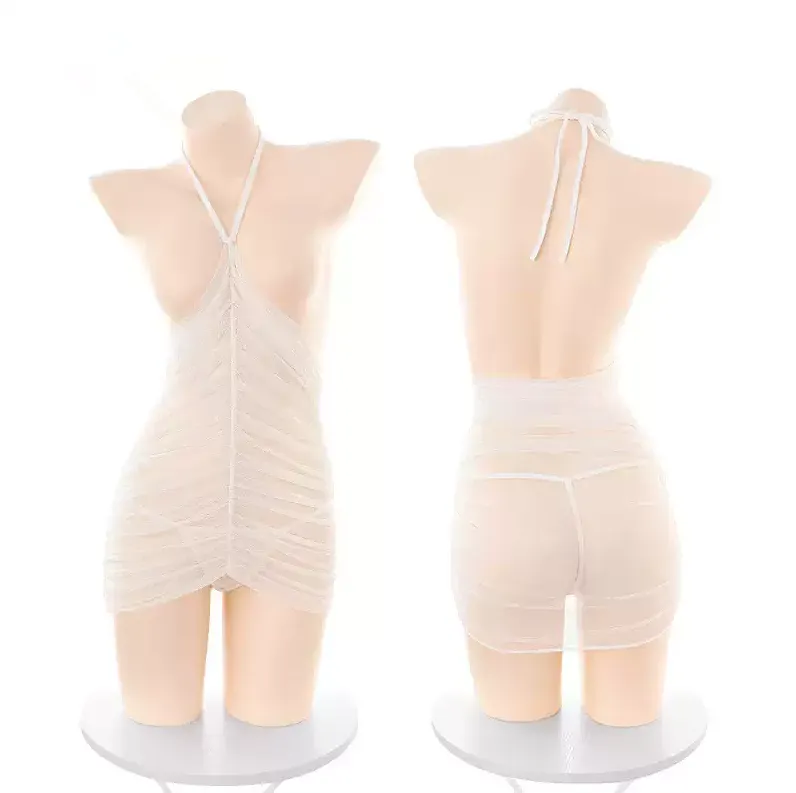White See-through Dress AN025