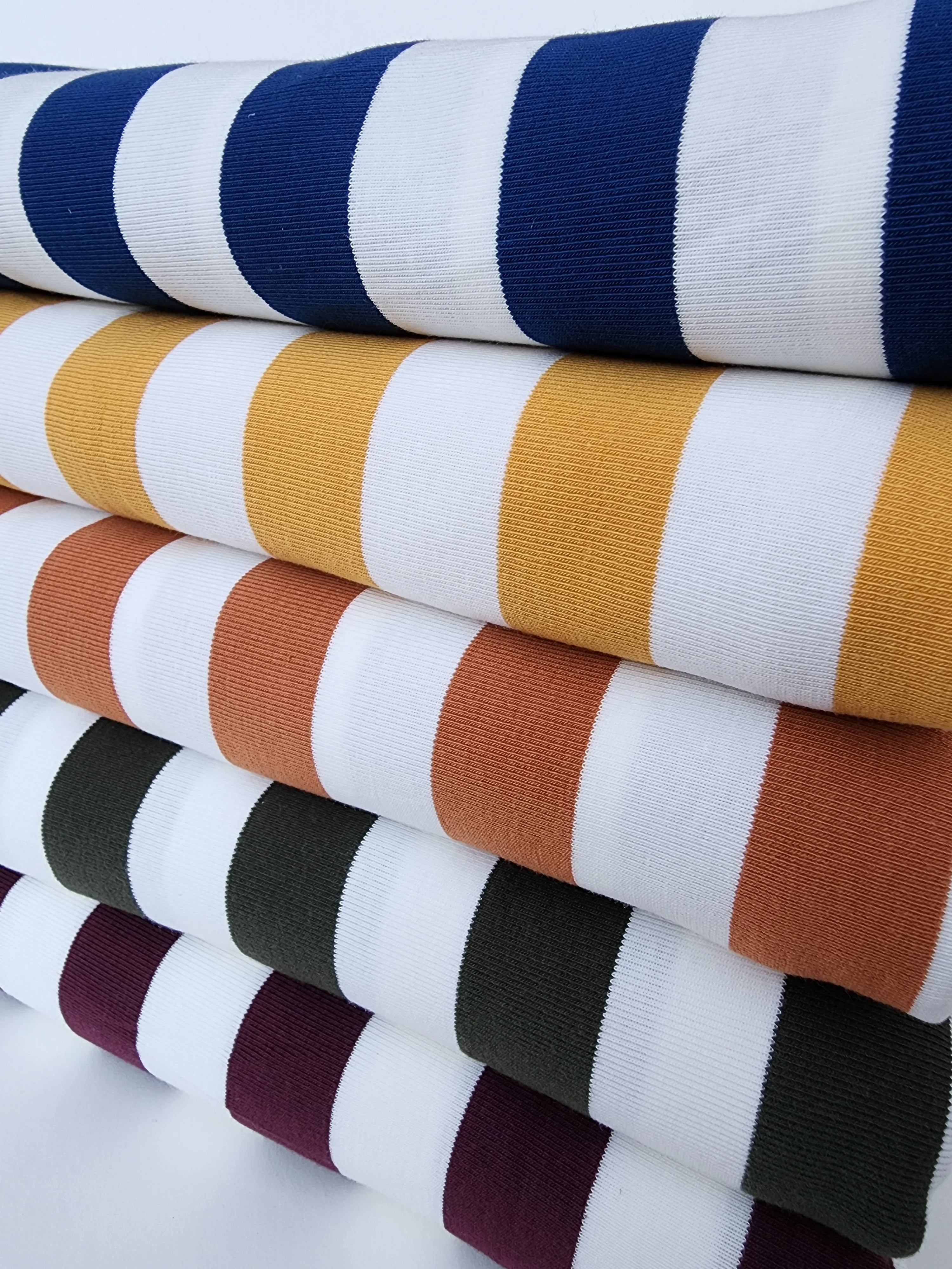 Wide 1x1 Rib Stripes