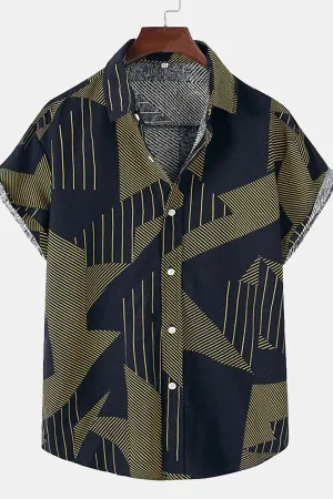 Wide Stripes Cotton Shirts