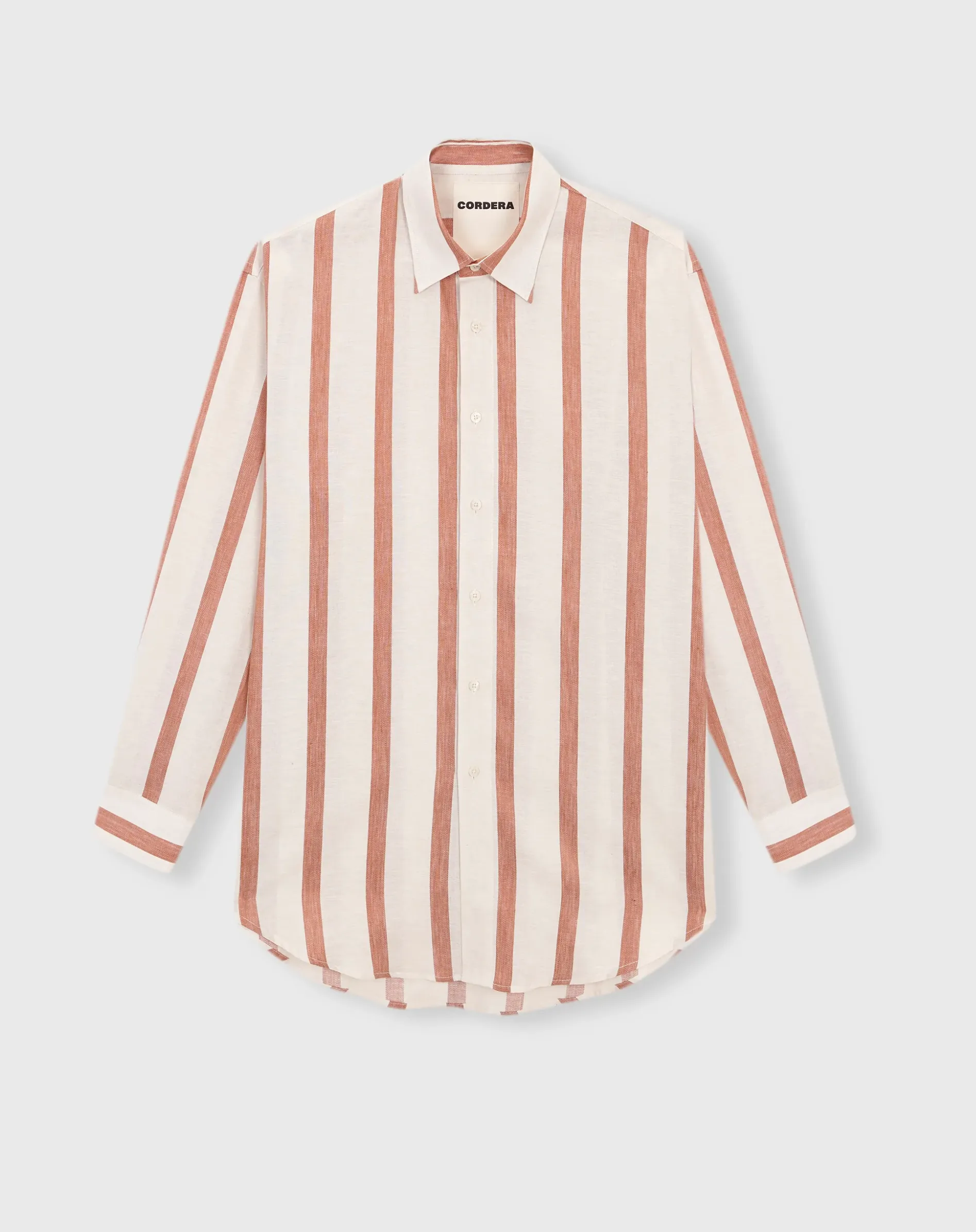 Wide Stripes Shirt, Adobe