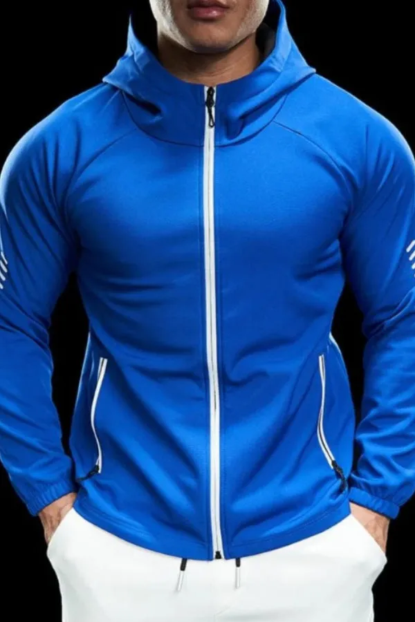 Wind Resistance Fleece Soft Shell Hooded Jacket