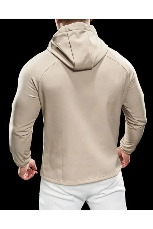 Wind Resistance Fleece Soft Shell Hooded Jacket