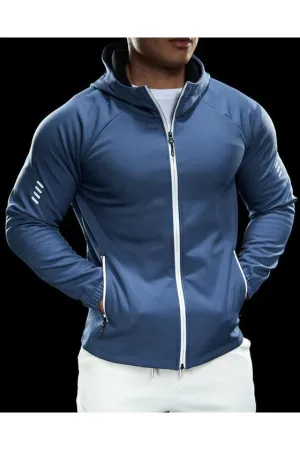 Wind Resistance Fleece Soft Shell Hooded Jacket