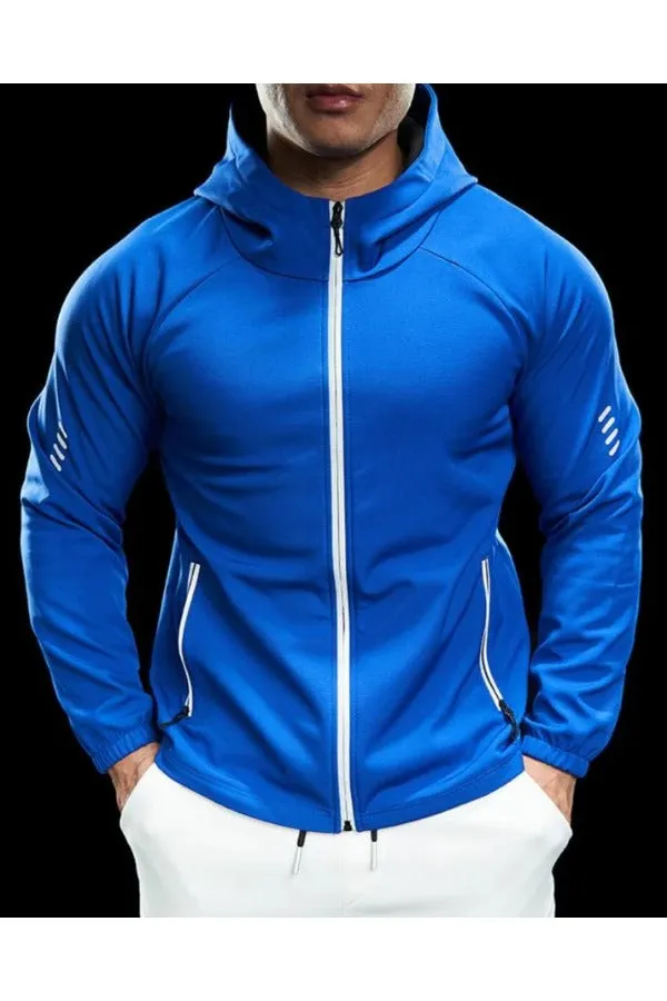 Wind Resistance Fleece Soft Shell Hooded Jacket