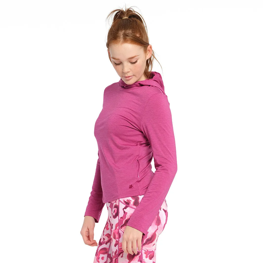 Womens Active Hood - Wild Aster