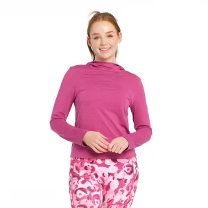 Womens Active Hood - Wild Aster