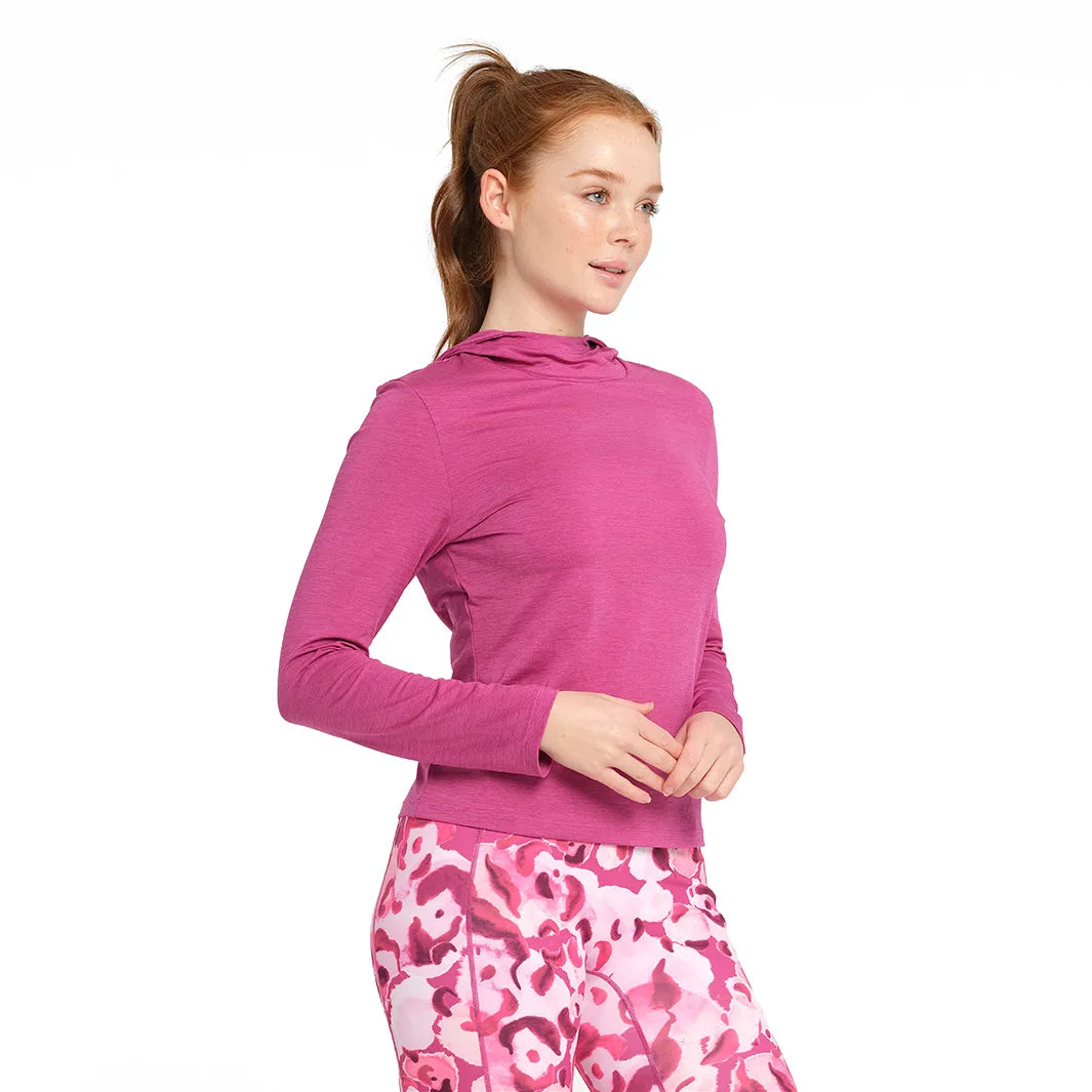Womens Active Hood - Wild Aster